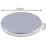 32x3 disc magnets
